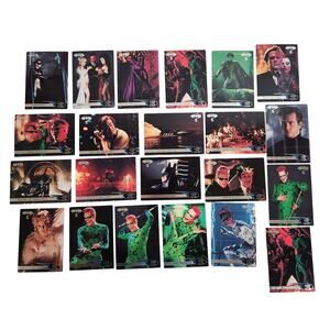 Fleer '95 Ultra DC Batman Forever Trading Cards Lot Of 22 VG+